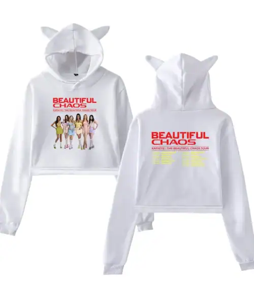 Katseye Beautiful Chaos Cropped Hoodie #1