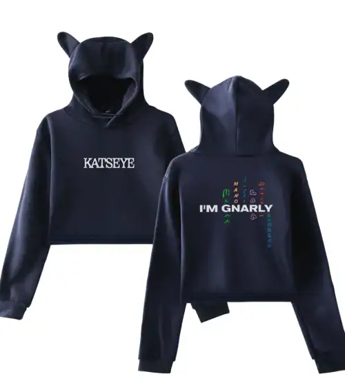 Katseye I’m Gnarly Cropped Hoodie #1