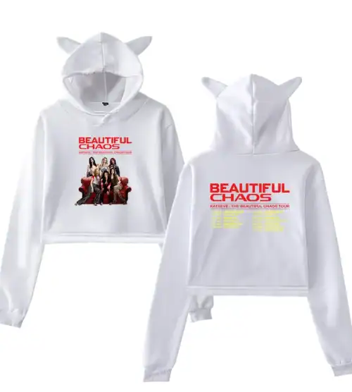 Katseye Beautiful Chaos Cropped Hoodie #3