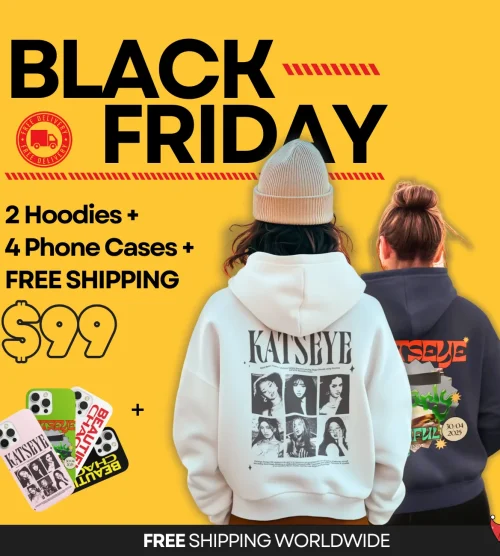 Katseye Black Friday: 2 Hoodies + 4 Cases + Free Shipping